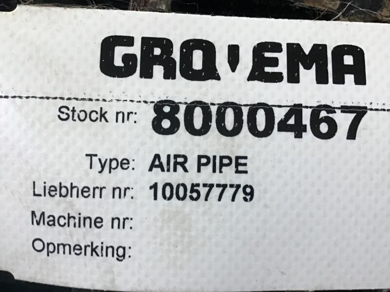 Liebherr Air Pipe - Cooling system: picture 3 Liebherr Air Pipe - Cooling system: picture 3