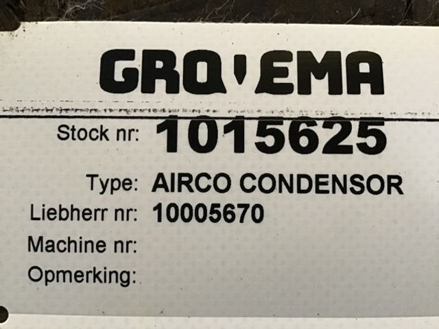 Liebherr Capacitor Unit - A/C part: picture 2 Liebherr Capacitor Unit - A/C part: picture 2