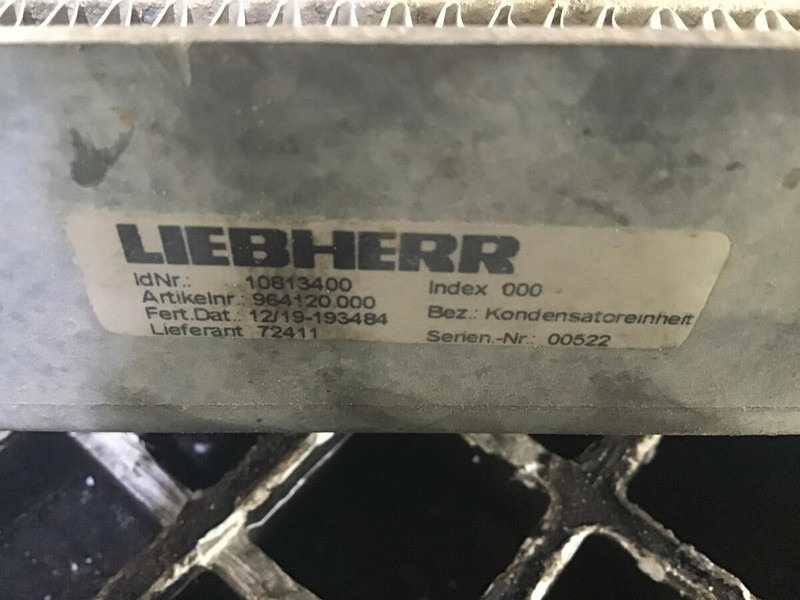 Liebherr Capacitor Unit - A/C part: picture 2 Liebherr Capacitor Unit - A/C part: picture 2