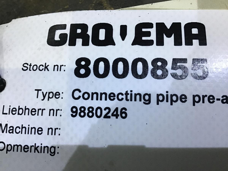 Liebherr Connecting Pipe - Engine and parts: picture 3 Liebherr Connecting Pipe - Engine and parts: picture 3