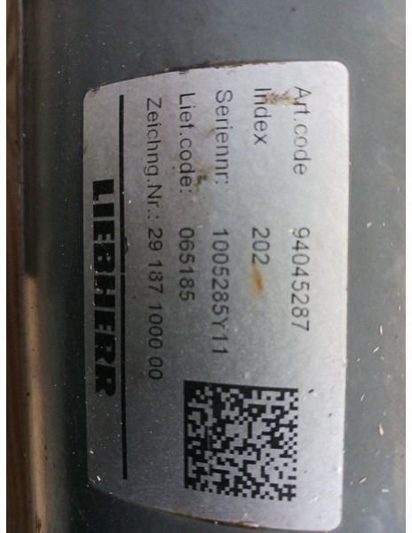 Liebherr Cylinder - Hydraulic cylinder: picture 2 Liebherr Cylinder - Hydraulic cylinder: picture 2