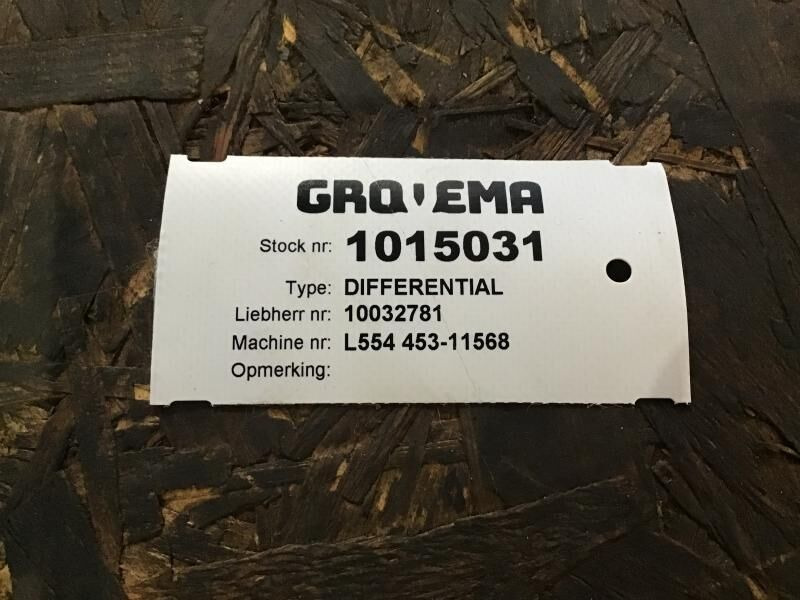 Liebherr Differential - Differential gear: picture 3 Liebherr Differential - Differential gear: picture 3