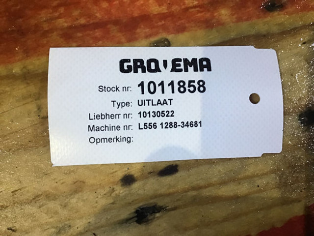 Liebherr Exhaust System - Muffler: picture 2 Liebherr Exhaust System - Muffler: picture 2