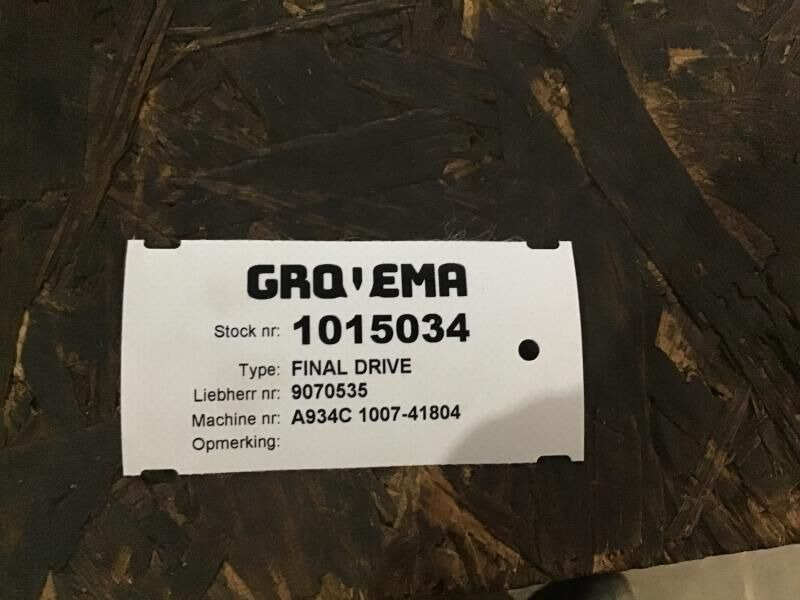 Liebherr Final Drive - Suspension: picture 2 Liebherr Final Drive - Suspension: picture 2