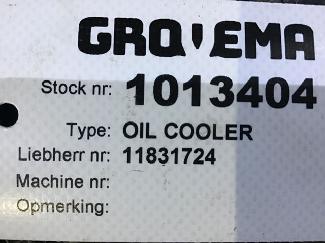 Liebherr Oil Cooler - Oil cooler: picture 5 Liebherr Oil Cooler - Oil cooler: picture 5