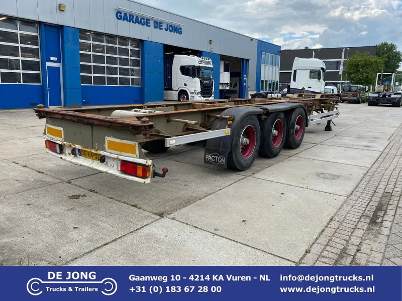 Pacton 40 FT Container Chassis / BPW + DISC - Container transporter/ Swap body semi-trailer: picture 1 Pacton 40 FT Container Chassis / BPW + DISC - Container transporter/ Swap body semi-trailer: picture 1