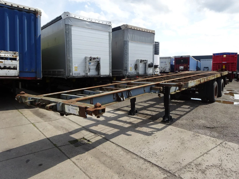 Pacton 40 FT Container Chassis / Steel Supsension / Double Air - Container transporter/ Swap body semi-trailer: picture 4 Pacton 40 FT Container Chassis / Steel Supsension / Double Air - Container transporter/ Swap body semi-trailer: picture 4