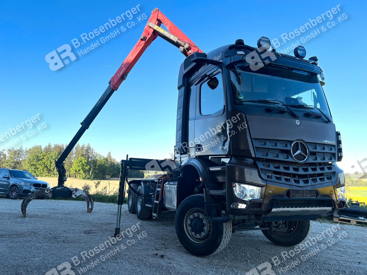 Mercedes-Benz Arocs 3351 6x6 Palfinger Epsilon S260Z96 - Log truck, Crane truck: picture 1 Mercedes-Benz Arocs 3351 6x6 Palfinger Epsilon S260Z96 - Log truck, Crane truck: picture 1