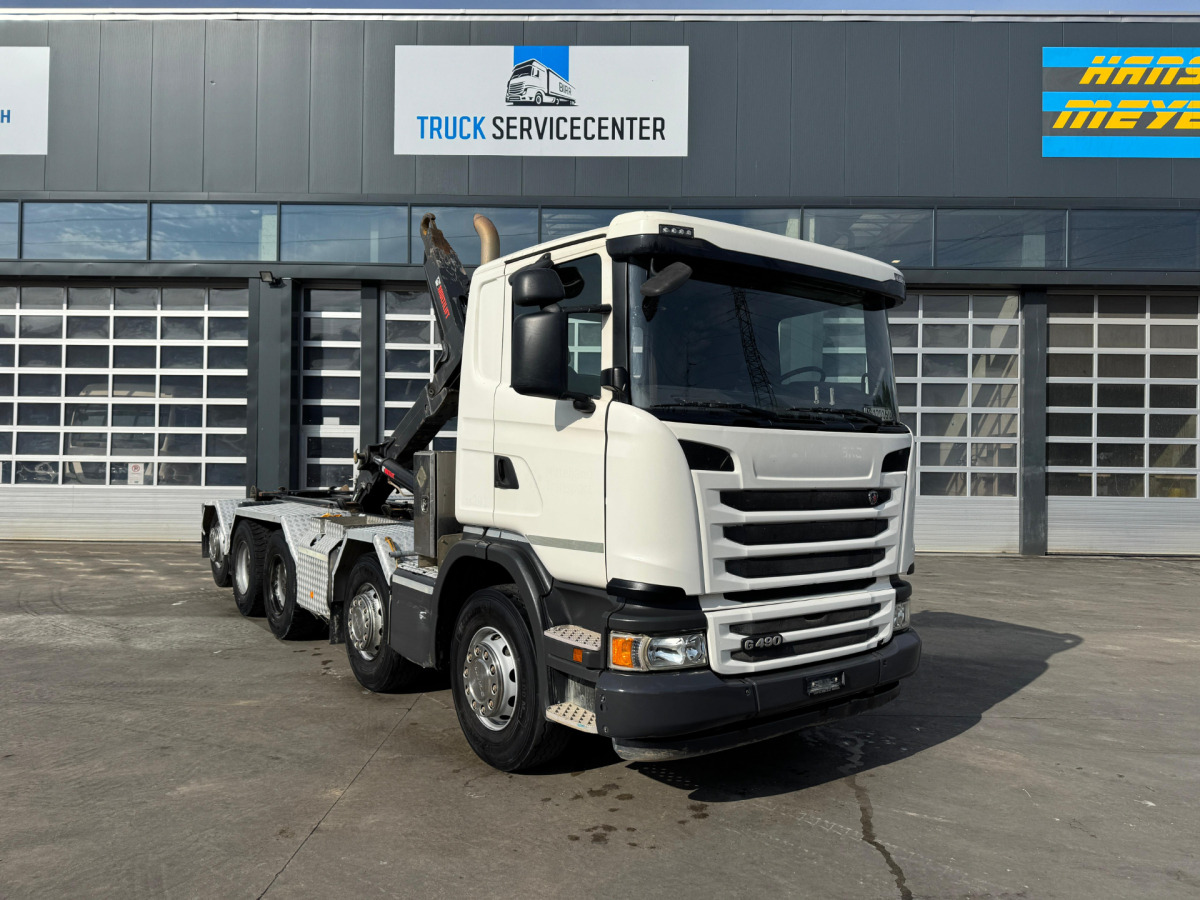 SCANIA G490 10x4 Hiab 26T - Hook lift truck: picture 3 SCANIA G490 10x4 Hiab 26T - Hook lift truck: picture 3