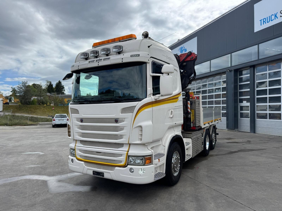 SCANIA R480 6x2 SZM/Pritsche Fassi 455 4+4 - Crane truck: picture 2 SCANIA R480 6x2 SZM/Pritsche Fassi 455 4+4 - Crane truck: picture 2