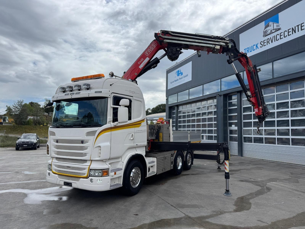 SCANIA R480 6x2 SZM/Pritsche Fassi 455 4+4 - Crane truck: picture 4 SCANIA R480 6x2 SZM/Pritsche Fassi 455 4+4 - Crane truck: picture 4