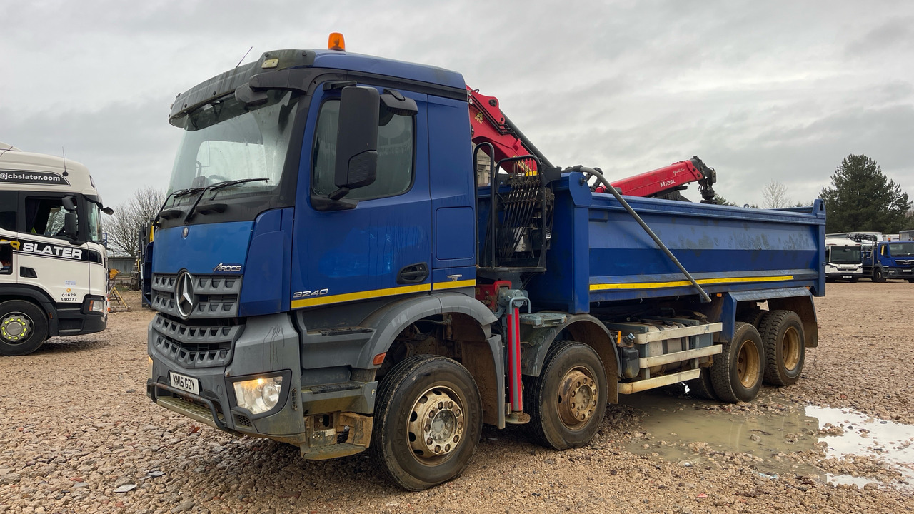 MERCEDES-BENZ AROCS 3240 - Tipper, Crane truck: picture 2 MERCEDES-BENZ AROCS 3240 - Tipper, Crane truck: picture 2