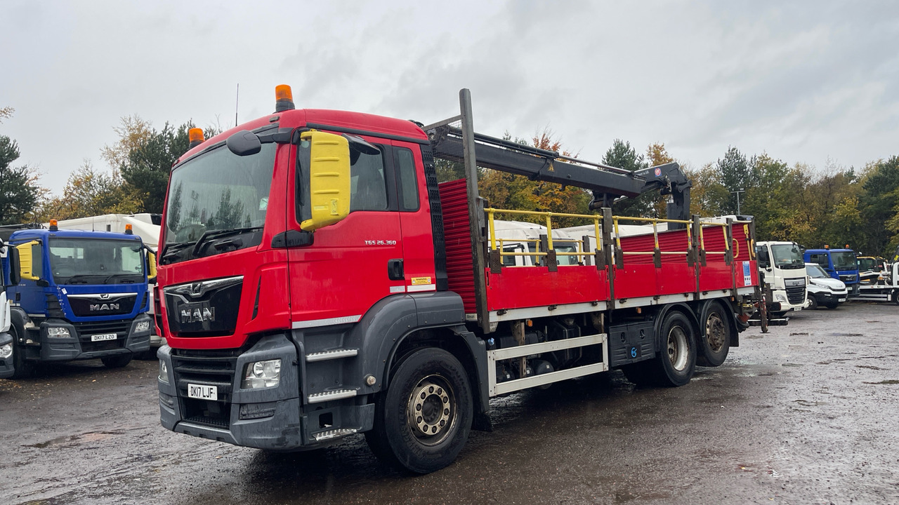 Man TGS 26.360 - Dropside/ Flatbed truck, Crane truck: picture 2 Man TGS 26.360 - Dropside/ Flatbed truck, Crane truck: picture 2