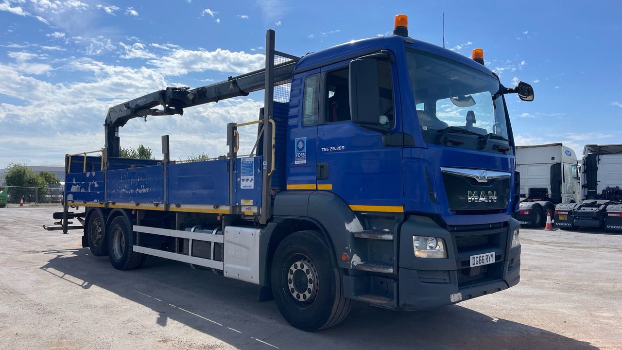 Man TGS 26.360 - Dropside/ Flatbed truck, Crane truck: picture 1 Man TGS 26.360 - Dropside/ Flatbed truck, Crane truck: picture 1
