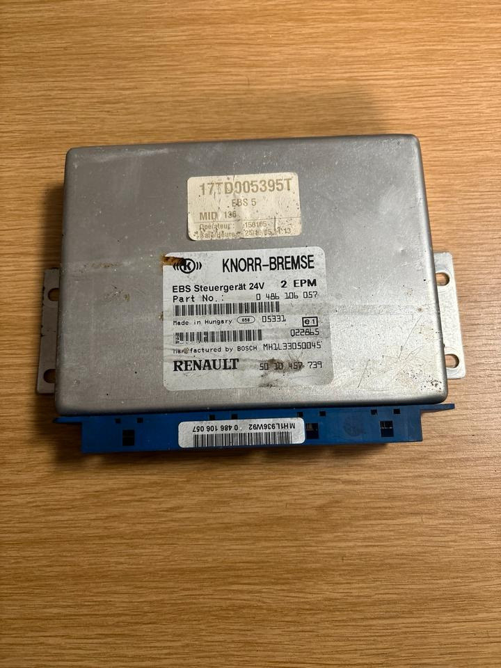 RENAULT KNBORR-BREMSE EBS Steuergerät 0486106057/5010457739 - ECU for Truck: picture 1 RENAULT KNBORR-BREMSE EBS Steuergerät 0486106057/5010457739 - ECU for Truck: picture 1