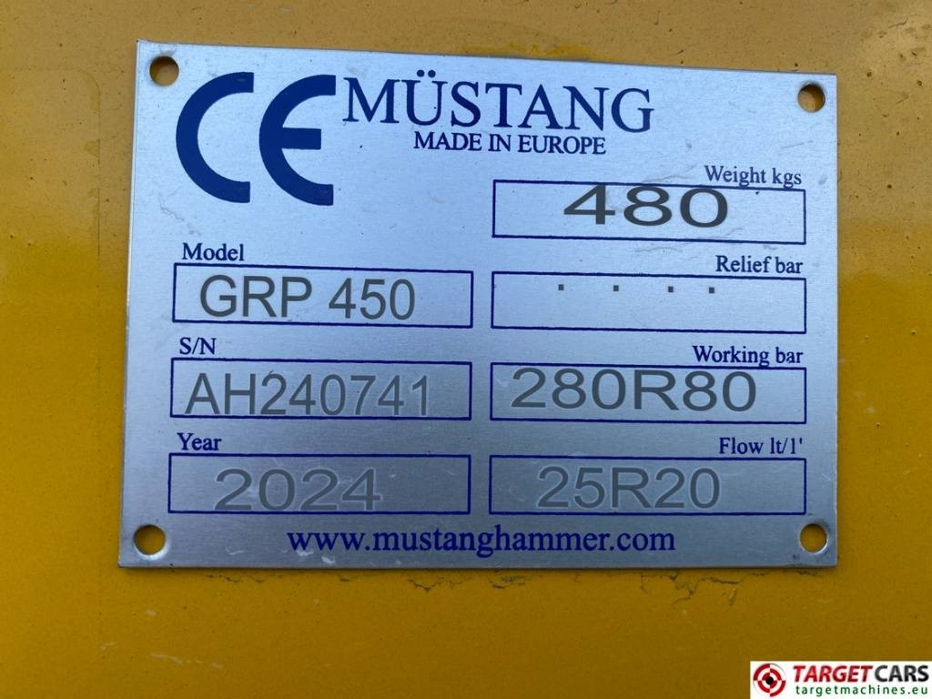 New Grapple for Construction machinery Mustang GRP450 Hydraulic Rotation Sorting Grapple 5~12T: picture 10