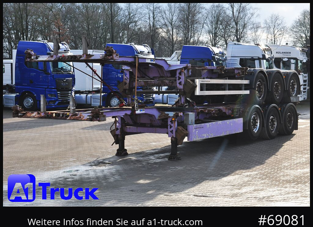 Container transporter/ Swap body semi-trailer CARNEHL CCS/HS HighCube 20,30,40  Tüv: picture 13