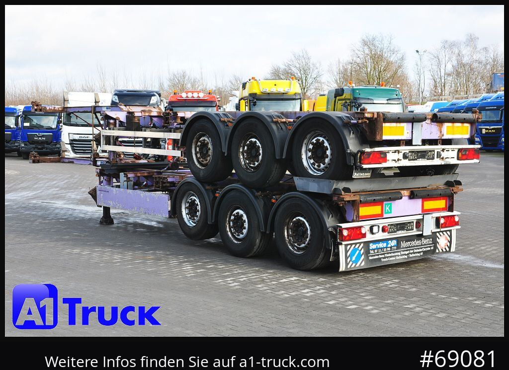 Container transporter/ Swap body semi-trailer CARNEHL CCS/HS HighCube 20,30,40  Tüv: picture 11