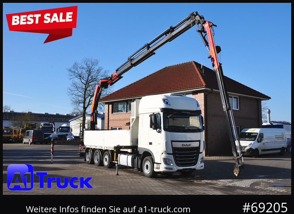 DAF XF 510 Kran PK 34.002, Seilwinde Funk - Crane truck: picture 1 DAF XF 510 Kran PK 34.002, Seilwinde Funk - Crane truck: picture 1