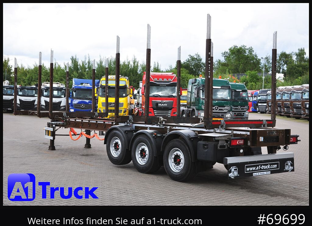 Log semi-trailer DOLL H3L-14XL Holz Tele, Lenkachse 275 tkm.: picture 11