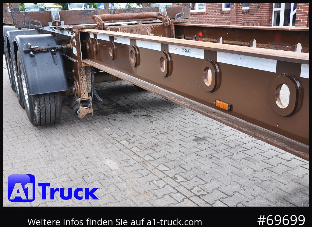Log semi-trailer DOLL H3L-14XL Holz Tele, Lenkachse 275 tkm.: picture 14