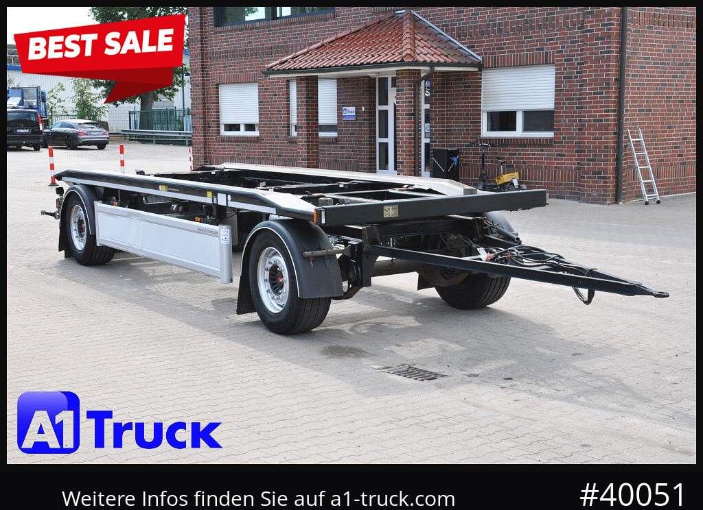 HUEFFERMANN HAR 1870, luft,SAF, verzinkt - Roll-off/ Skip trailer: picture 1 HUEFFERMANN HAR 1870, luft,SAF, verzinkt - Roll-off/ Skip trailer: picture 1