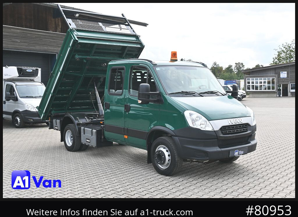 IVECO Daily 70C21 Kipper Doka, Meiller, 7-Sitzer, 3,0 Liter - Tipper van, Combi van: picture 1 IVECO Daily 70C21 Kipper Doka, Meiller, 7-Sitzer, 3,0 Liter - Tipper van, Combi van: picture 1