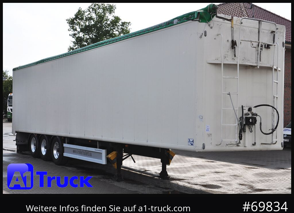 KRAKER CF-200, Lift, Funk, Agrar 90m³ Alu, Top - Walking floor semi-trailer: picture 1 KRAKER CF-200, Lift, Funk, Agrar 90m³ Alu, Top - Walking floor semi-trailer: picture 1