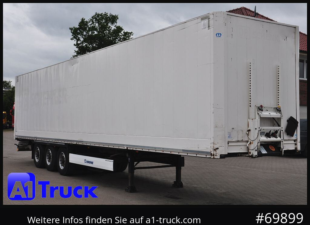 KRONE SDK 27, Koffer, 1 Vorbesitzer, Doppelstock - Closed box semi-trailer: picture 1 KRONE SDK 27, Koffer, 1 Vorbesitzer, Doppelstock - Closed box semi-trailer: picture 1