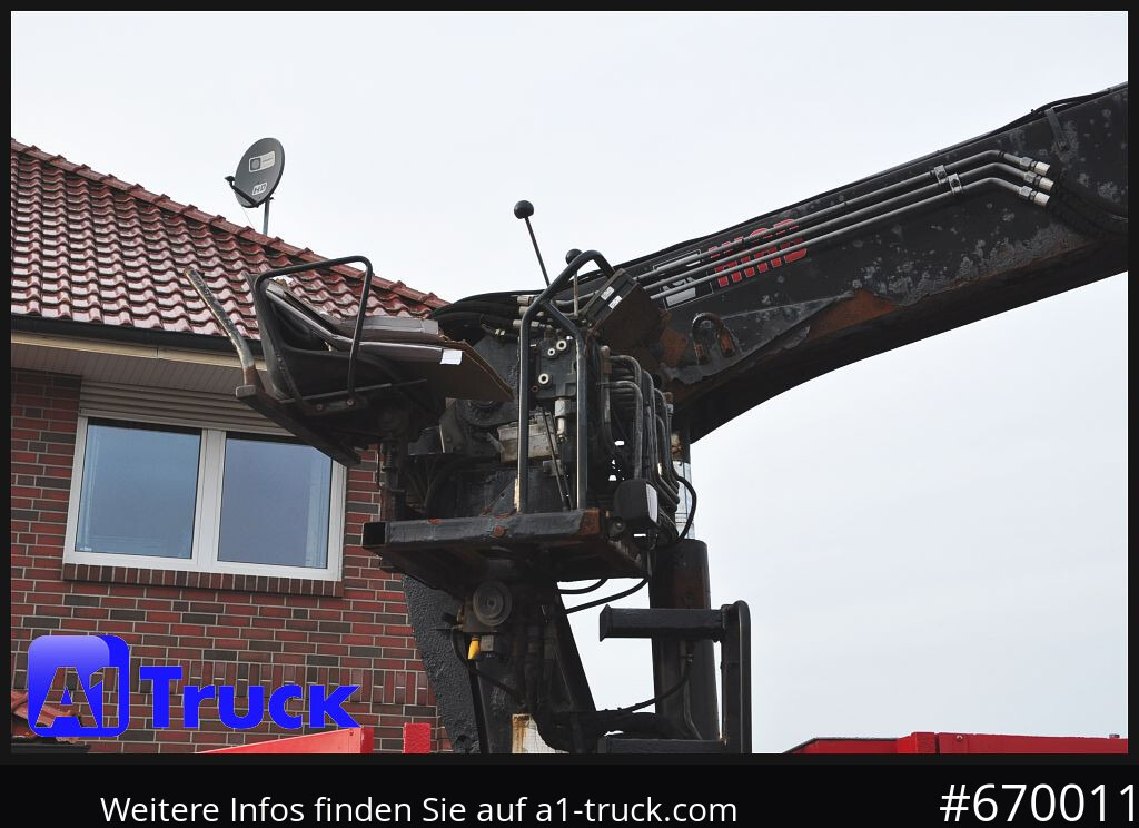 Dropside/ Flatbed truck, Crane truck MAN TGX 26.400, Hiab Kran, Lenk-Liftachse,: picture 13
