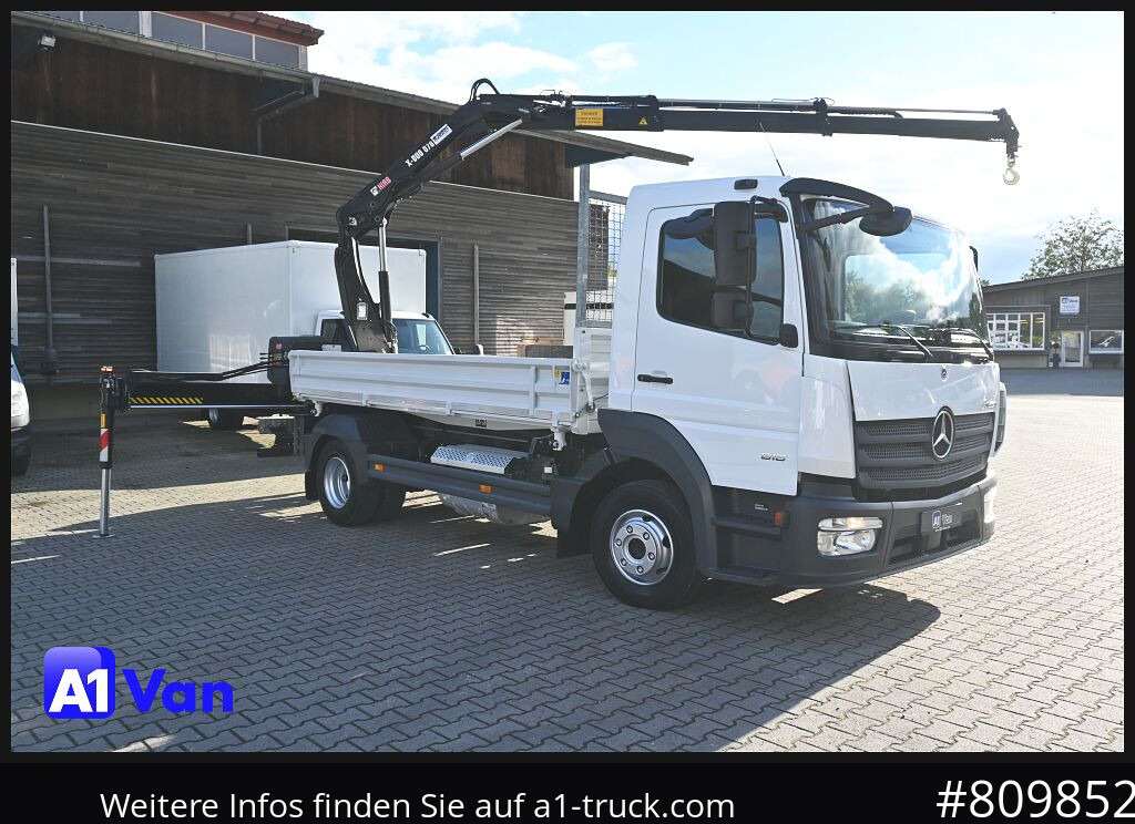 MERCEDES-BENZ Atego 816 Kipper Kran, Hiab, AHK, Klima - Tipper: picture 1 MERCEDES-BENZ Atego 816 Kipper Kran, Hiab, AHK, Klima - Tipper: picture 1