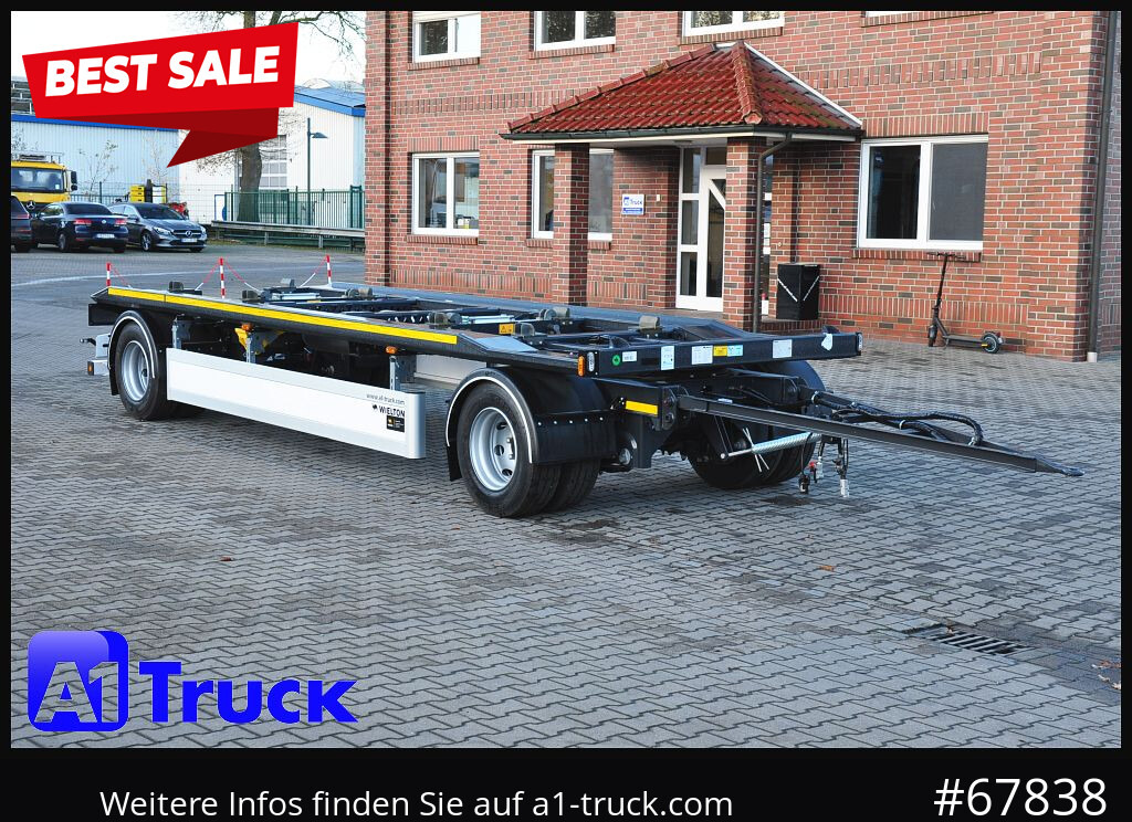 New Roll-off/ Skip trailer WIELTON PS2H M3 Außenrollen SAF sofort: picture 1