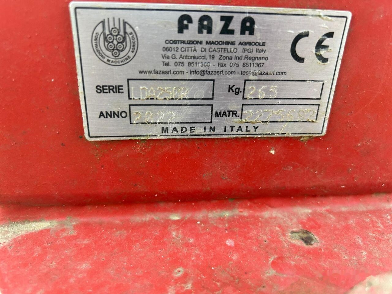 FAZA LDA/250 R - Soil tillage equipment: picture 3 FAZA LDA/250 R - Soil tillage equipment: picture 3