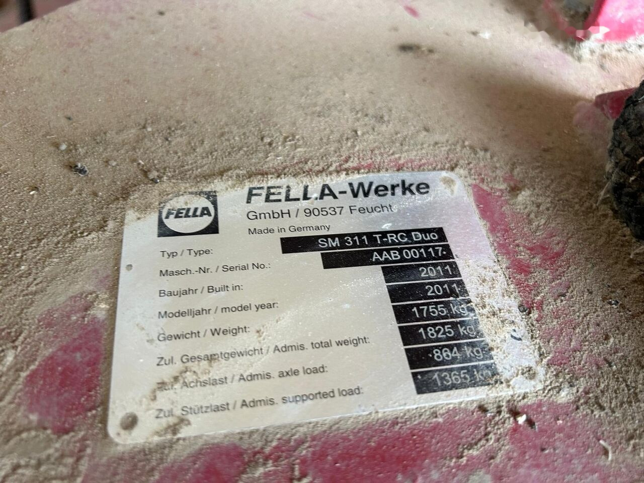 Fella SM 311 T-RC DUO - Mower: picture 5 Fella SM 311 T-RC DUO - Mower: picture 5