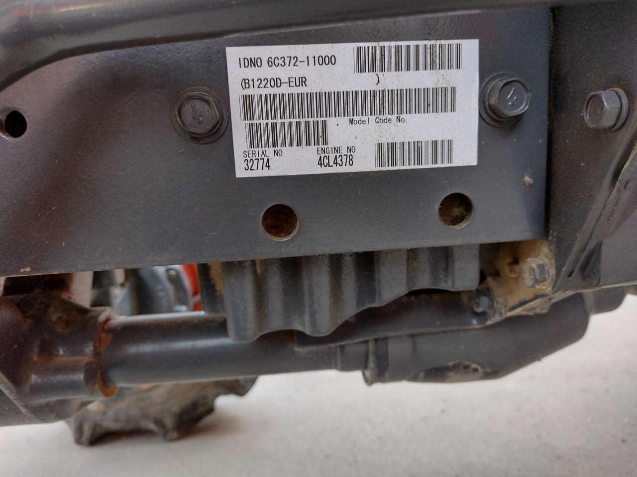 Kubota B1220 - Compact tractor: picture 3 Kubota B1220 - Compact tractor: picture 3