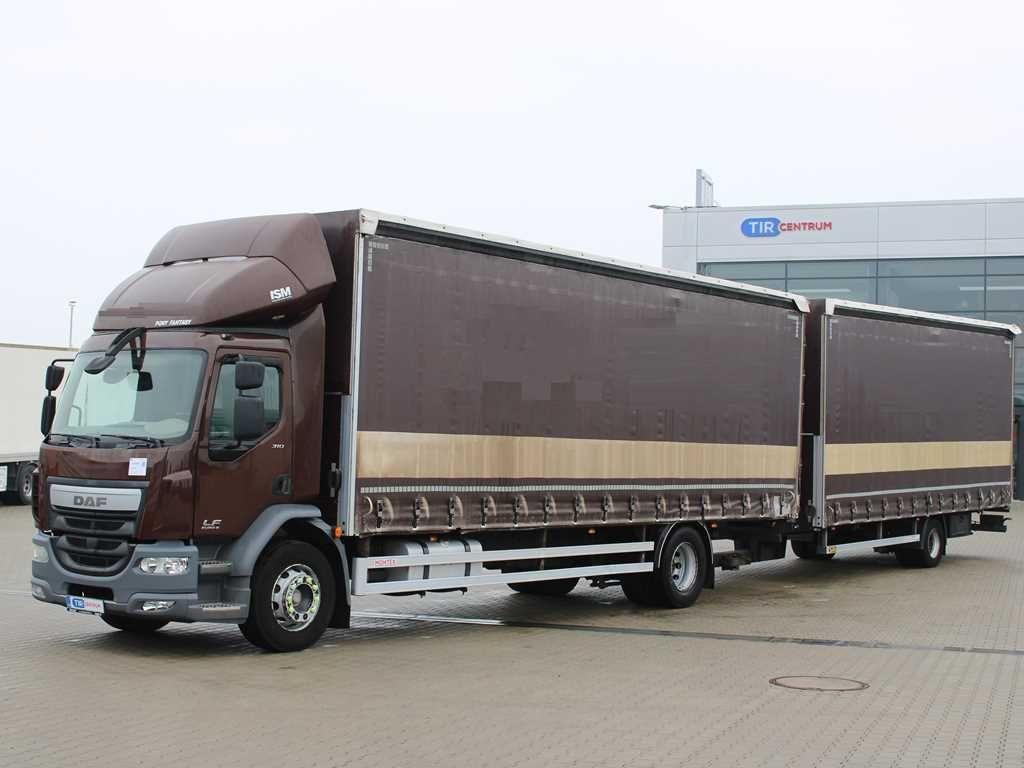 Curtainsider truck DAF LF 310 FA, EURO 6 + SVAN CHT101: picture 1