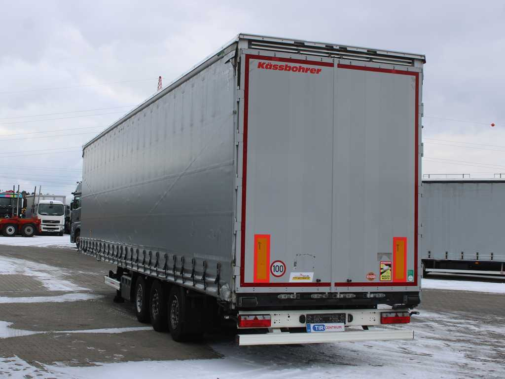 Kässbohrer MAXIMA, LOWDECK, LIFTING AXLE, MULTILOCK, LIFTING ROOF - Curtainsider semi-trailer: picture 5 Kässbohrer MAXIMA, LOWDECK, LIFTING AXLE, MULTILOCK, LIFTING ROOF - Curtainsider semi-trailer: picture 5