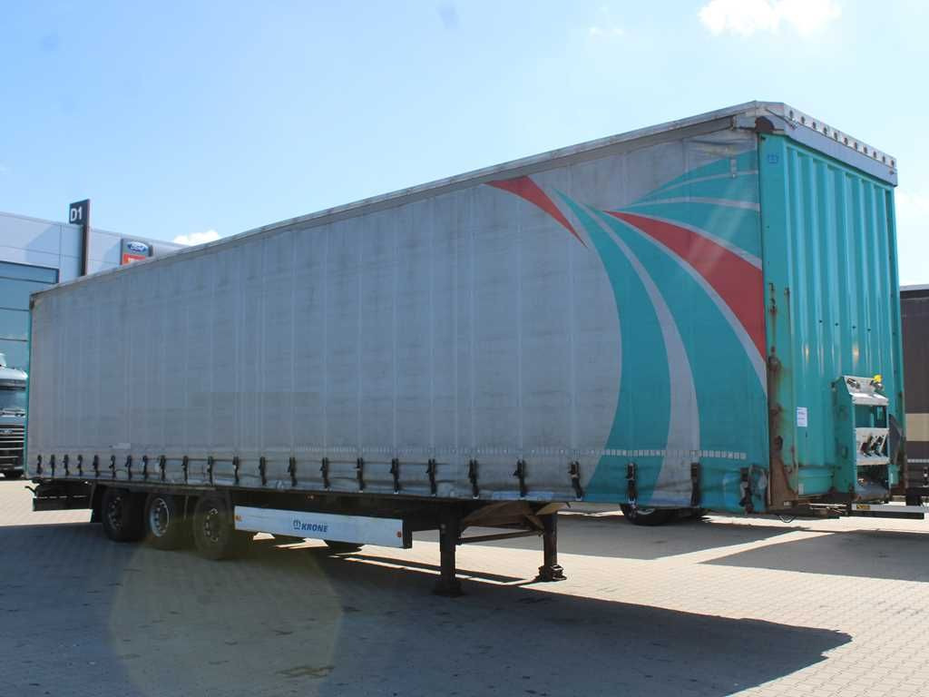 Krone SD 04, LOWDECK, LIFTING AXLE, LIFTING ROOF - Curtainsider semi-trailer: picture 2 Krone SD 04, LOWDECK, LIFTING AXLE, LIFTING ROOF - Curtainsider semi-trailer: picture 2