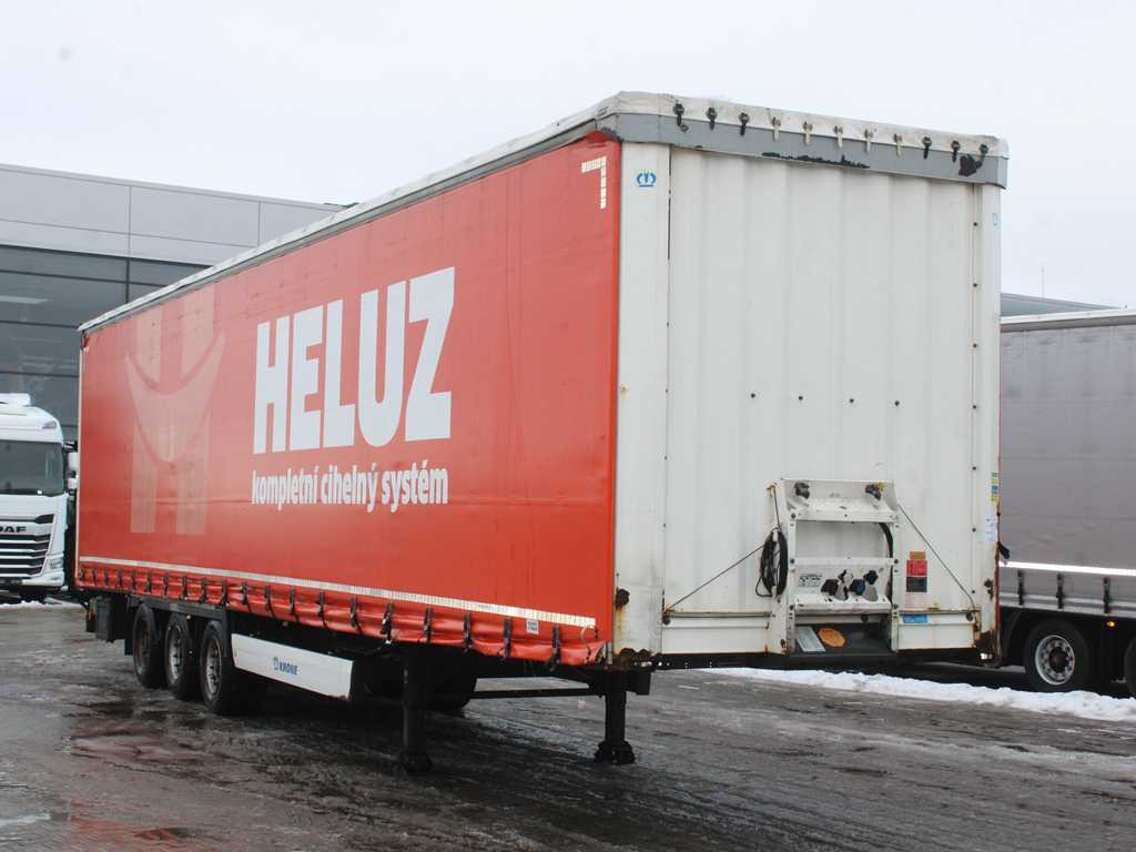Krone SD, LOWDECK, MULTILOCK, LIFTING AXLE, LIFTING ROOF - Curtainsider semi-trailer: picture 3 Krone SD, LOWDECK, MULTILOCK, LIFTING AXLE, LIFTING ROOF - Curtainsider semi-trailer: picture 3