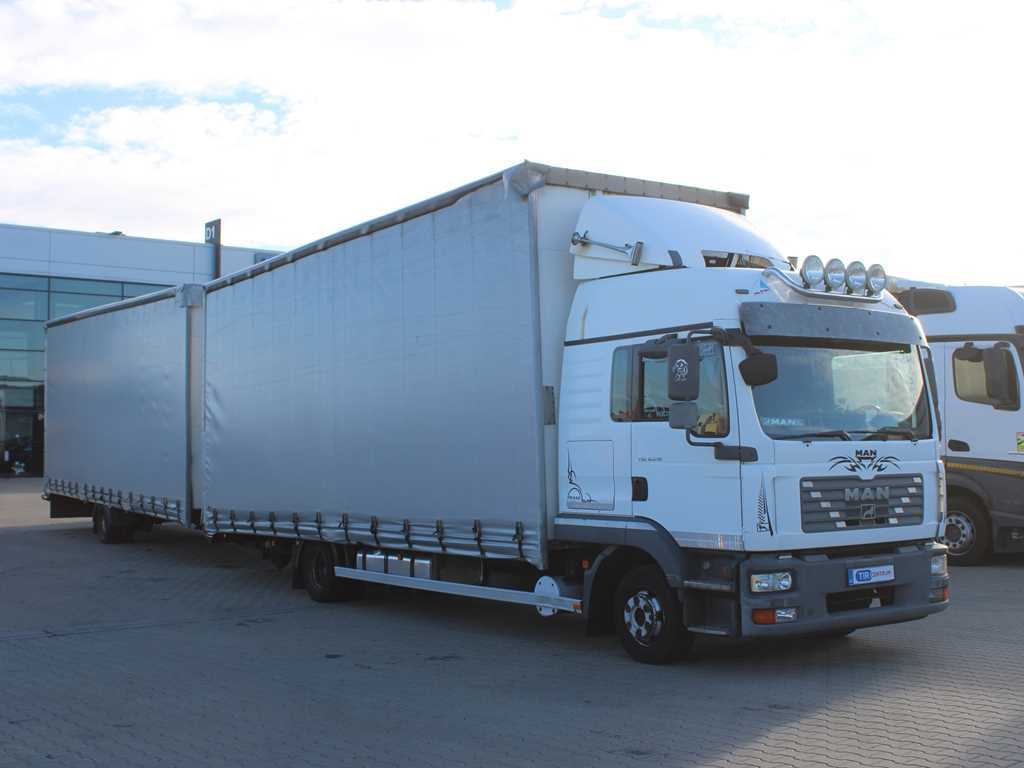 MAN TGL 8.210, EURO 4 + H&W TRAILER - Curtainsider truck: picture 3 MAN TGL 8.210, EURO 4 + H&W TRAILER - Curtainsider truck: picture 3