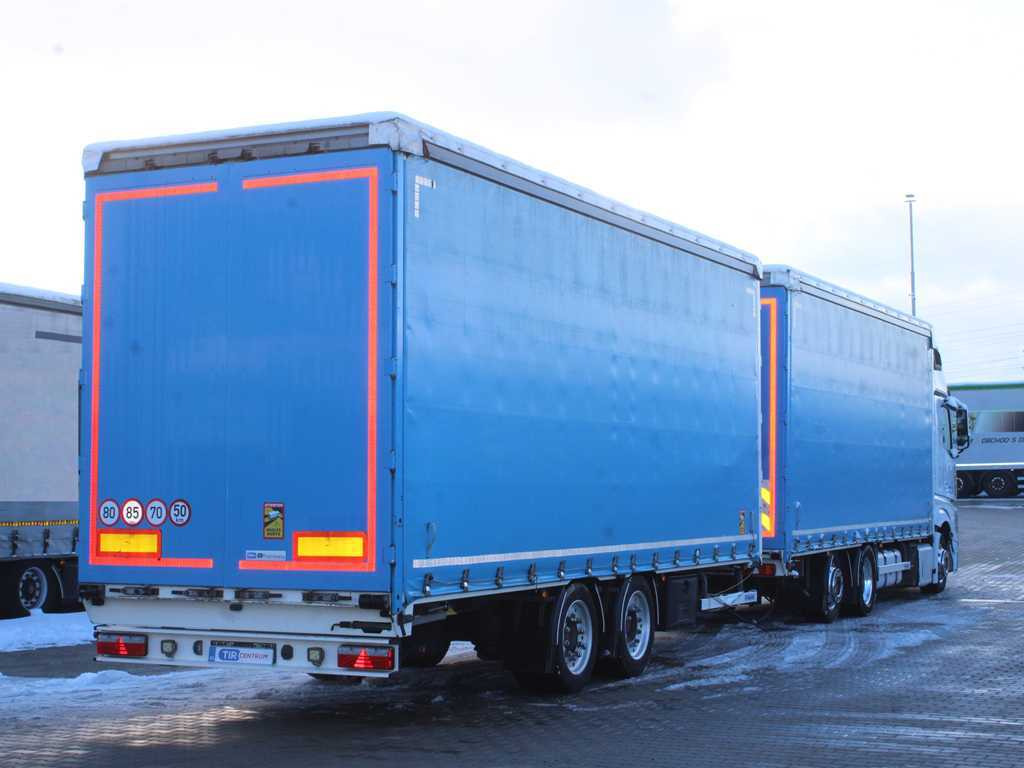 Mercedes-Benz ACTROS 2553, EURO 6, 6X2, AIR SUSPENSION, DRIVE-THROUGH + PANAV - Curtainsider truck: picture 4 Mercedes-Benz ACTROS 2553, EURO 6, 6X2, AIR SUSPENSION, DRIVE-THROUGH + PANAV - Curtainsider truck: picture 4