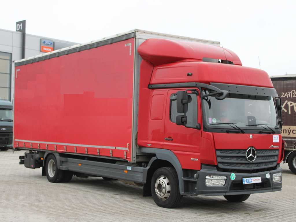 Mercedes-Benz ATEGO 1223, EURO 6, NAVIGATION, TIRES 80% - Curtainsider truck: picture 2 Mercedes-Benz ATEGO 1223, EURO 6, NAVIGATION, TIRES 80% - Curtainsider truck: picture 2