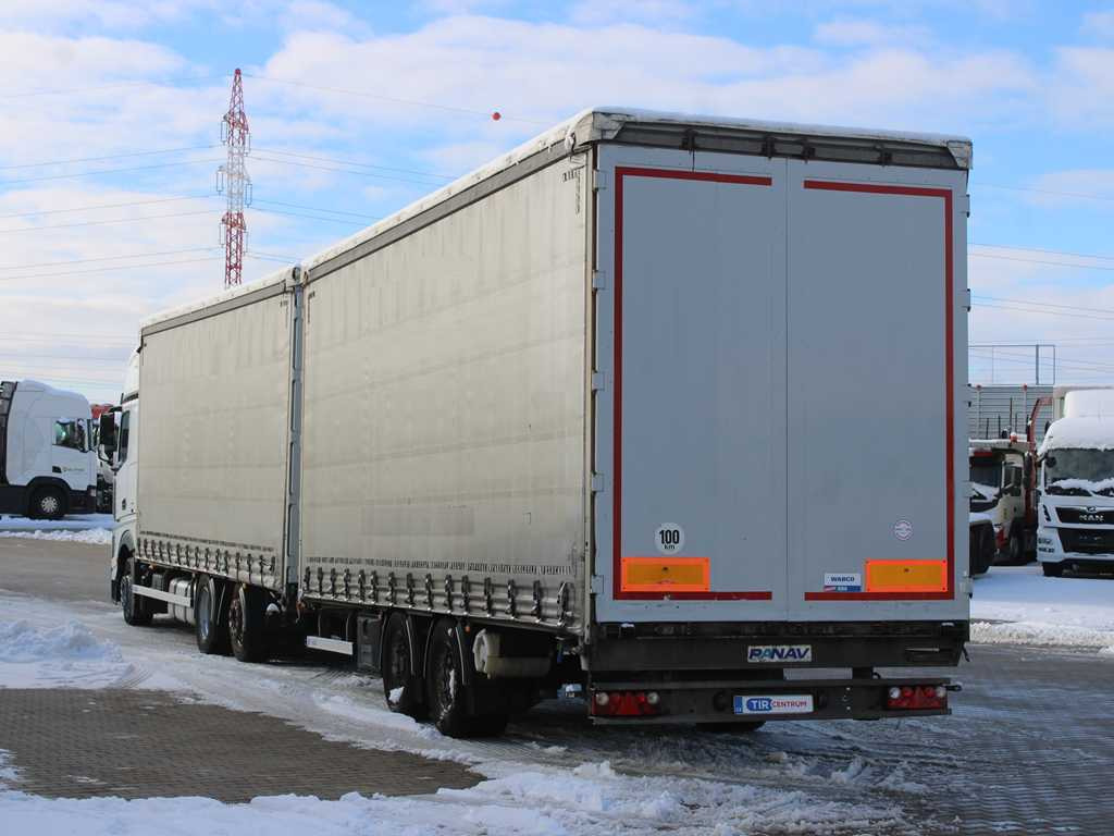 Mercedes-Benz Actros 2545, 6X2, EURO 6, AIR SUSPENSION, DRIVE-THROUGH + PANAV - Curtainsider truck: picture 5 Mercedes-Benz Actros 2545, 6X2, EURO 6, AIR SUSPENSION, DRIVE-THROUGH + PANAV - Curtainsider truck: picture 5