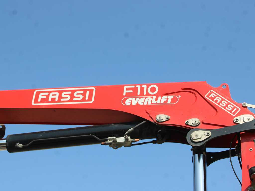 Dropside/ Flatbed truck, Crane truck Renault D 250, EURO 6, SIDE, HYDRAULIC ARM FASSI F110: picture 10