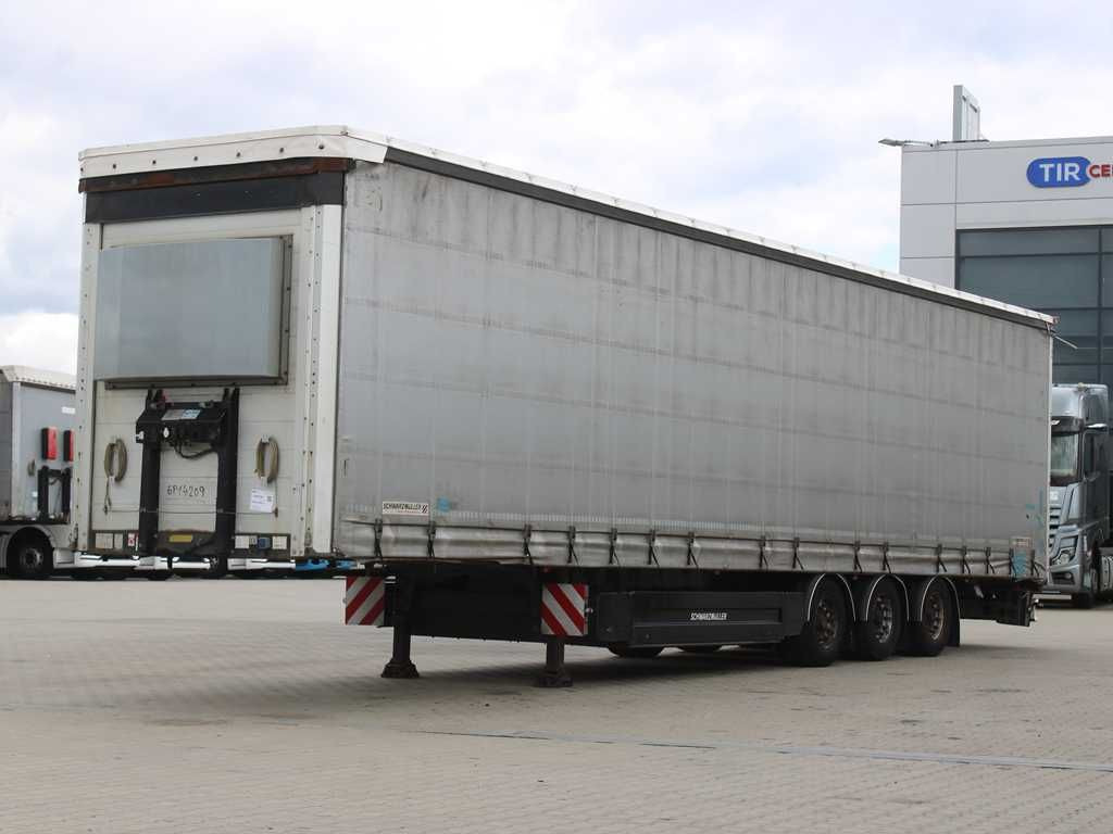 Schwarzmüller S1, LOWDECK, LIFTING AXLE, LIFTING ROOF - Curtainsider semi-trailer: picture 1 Schwarzmüller S1, LOWDECK, LIFTING AXLE, LIFTING ROOF - Curtainsider semi-trailer: picture 1