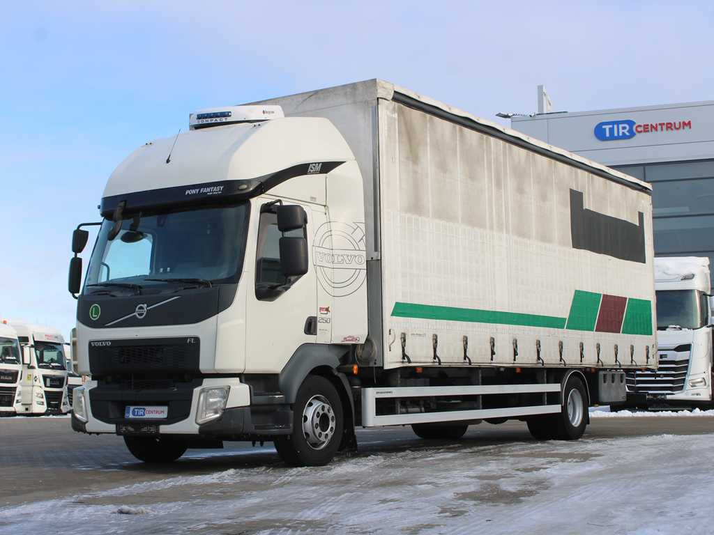 Volvo FL 250, EURO 6, INDEPENDENT AIR CONDITIONING - Curtainsider truck: picture 1 Volvo FL 250, EURO 6, INDEPENDENT AIR CONDITIONING - Curtainsider truck: picture 1