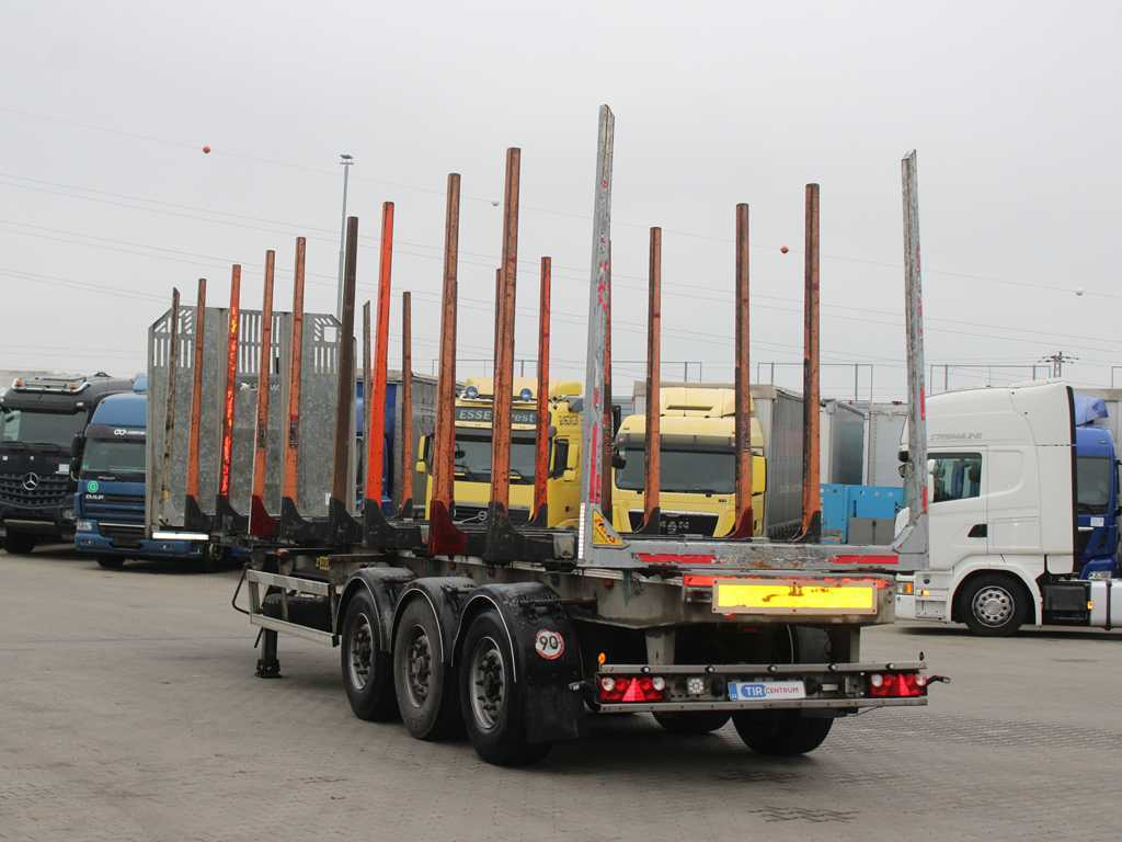 ZASŁAW D-651A, 2x LIFT AXLE, TYRES 80% - Log semi-trailer: picture 5 ZASŁAW D-651A, 2x LIFT AXLE, TYRES 80% - Log semi-trailer: picture 5