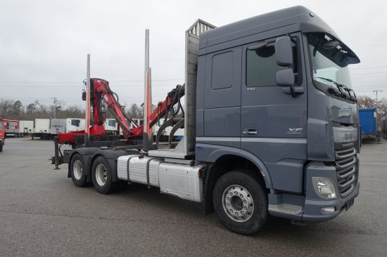 DAF FAT XF 510 mit Penz Ladekran 15Z8.70 inkl. Holzgreifer 6x4 - Log truck: picture 3 DAF FAT XF 510 mit Penz Ladekran 15Z8.70 inkl. Holzgreifer 6x4 - Log truck: picture 3