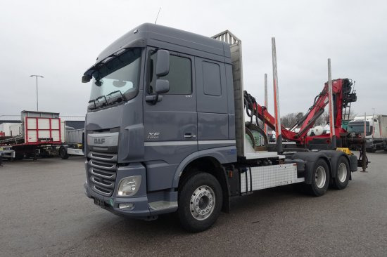DAF FAT XF 510 mit Penz Ladekran 15Z8.70 inkl. Holzgreifer 6x4 - Log truck: picture 1 DAF FAT XF 510 mit Penz Ladekran 15Z8.70 inkl. Holzgreifer 6x4 - Log truck: picture 1