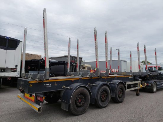 DOLL Holzauflieger H3S-12, Tydraul , Langholz, 2+4 verstellbare Rungenpaare, Langholz, Liftachse, - Log semi-trailer: picture 4 DOLL Holzauflieger H3S-12, Tydraul , Langholz, 2+4 verstellbare Rungenpaare, Langholz, Liftachse, - Log semi-trailer: picture 4